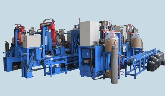 12.5kg/15kg LPG Gas Cylinder Manufacturing Equipments Body Manufacturing Line Handle/Guard/Enclosure Welding Machine